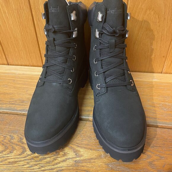 TIMBERLAND WOMEN'S CARNAB COOL 6 '' INCH BOOT BLACK NUBUCK A5NYY SIZE 9 & 10 - Picture 5 of 10